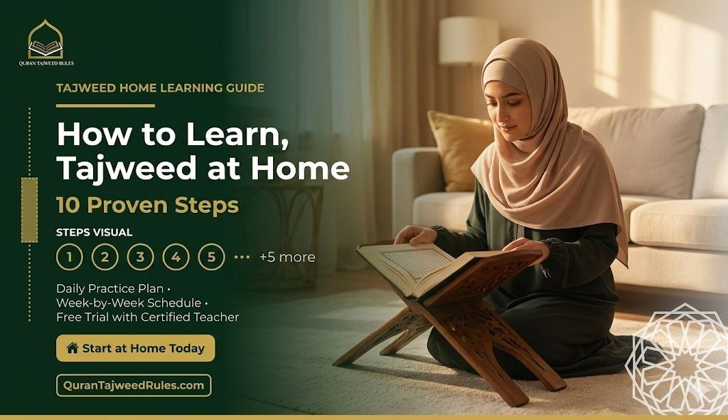 How to Learn Tajweed at Home: 10 Proven Steps That Will Genuinely Transform Your Quran Recitation
