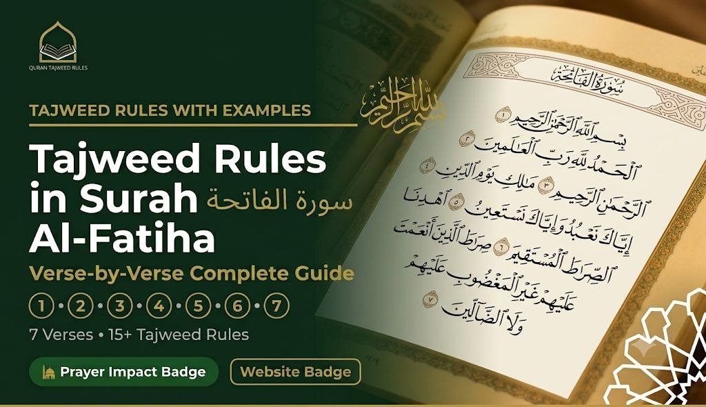 Tajweed Rules in Surah Al-Fatiha: The Complete Verse-by-Verse Guide That Will Powerfully Transform Your Daily Prayer
